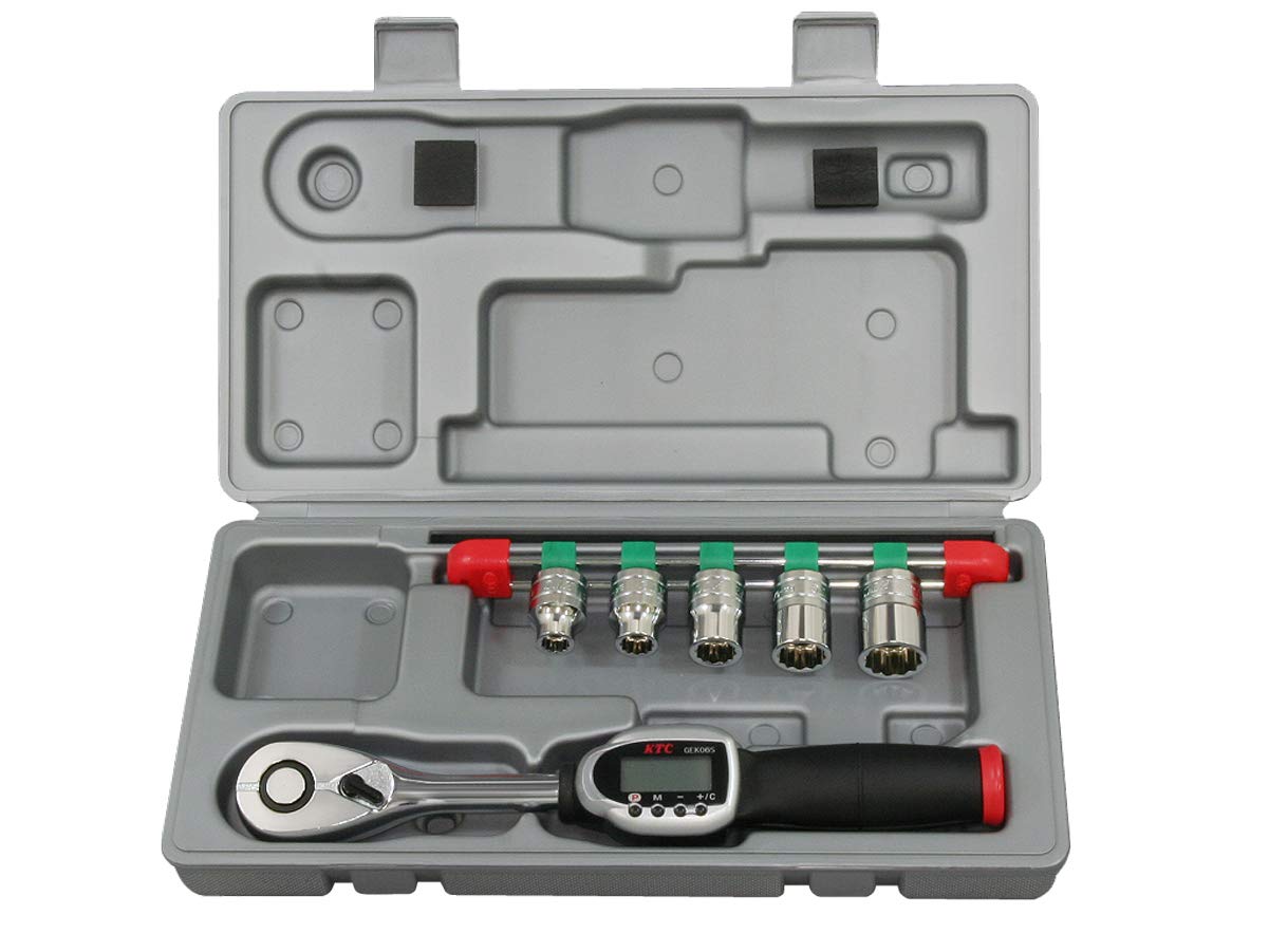 Kyoto Machinery Tools Набір цифрових динамометричних ключів Digi Ratchet Модель TB406WG1 Набір із 6 предметів 1 комплект (KTC)
Kyoto Machinery Tools Набір цифрових динамометричних ключів Digi Ratchet Модель TB406WG1 Набір із 6 предметів 1 комплект (KTC)