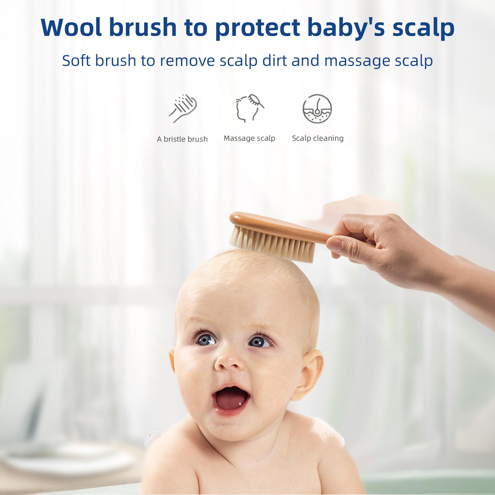 bebebao Wooden Baby Brush Baby Hair Brush with Super Soft Perfect Baby Gift for Newborns & Toddlers Ideal for
bebebao Wooden Baby Brush Baby Hair Brush with Super Soft Perfect Baby Gift for Newborns & Toddlers Ideal for