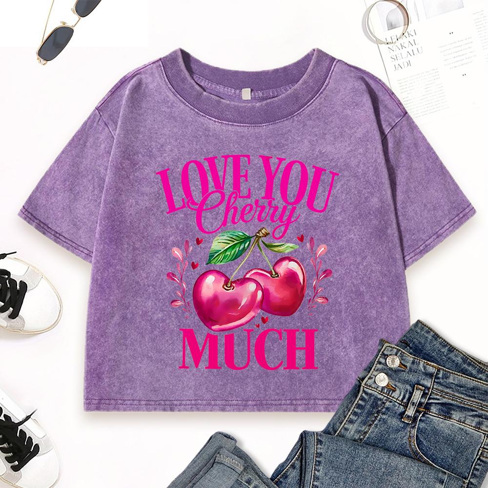 Love You Cherry Much Print Women Washed T-Shirt Hip Hop Multicolor T Shirts Slim Y2K Crewneck Top Summer Cotton M
Love You Cherry Much Print Women Washed T-Shirt Hip Hop Multicolor T Shirts Slim Y2K Crewneck Top Summer Cotton M