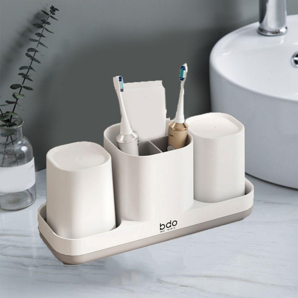 Simple Toothbrush Holder Set Anti-slip Electric Toothbrush Holder Washing Cup Rack Bathroom білий
Simple Toothbrush Holder Set Anti-slip Electric Toothbrush Holder Washing Cup Rack Bathroom білий