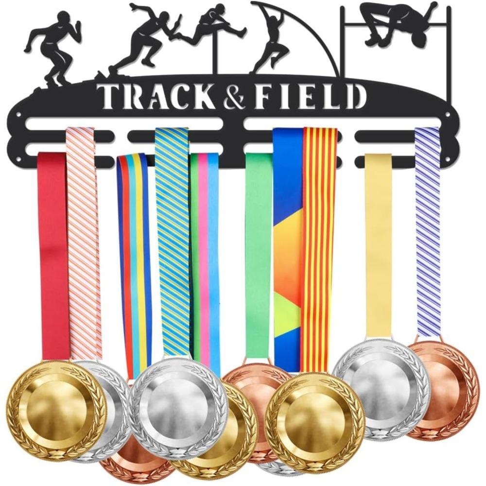 Iron Medal Holder Wall Mount Display Rack for 40+ Medals Track Field Sports Ribbon Hanger Hooks Decor Gift Kids
Iron Medal Holder Wall Mount Display Rack for 40+ Medals Track Field Sports Ribbon Hanger Hooks Decor Gift Kids