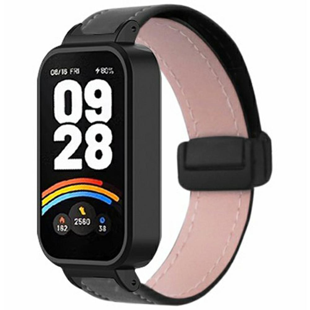 Для Xiaomi Redmi Band 3/Smart Band 9 Active Замінний ремінець для годинника Магнітна складана застібка Шкіряний ремінець з PC-чохлом Black
Для Xiaomi Redmi Band 3/Smart Band 9 Active Замінний ремінець для годинника Магнітна складана застібка Шкіряний ремінець з PC-чохлом Black