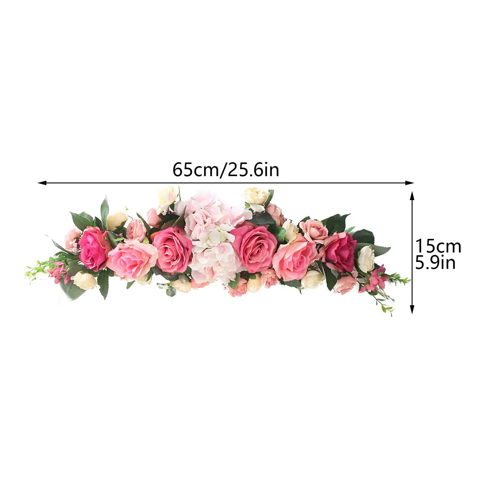 Roses Lintel Wreath Simulation Silk Rose Garland Artificial Flowers Hanging Wall Birthday Wedding 65cm*15cm Party Fake Plant
Roses Lintel Wreath Simulation Silk Rose Garland Artificial Flowers Hanging Wall Birthday Wedding 65cm*15cm Party Fake Plant