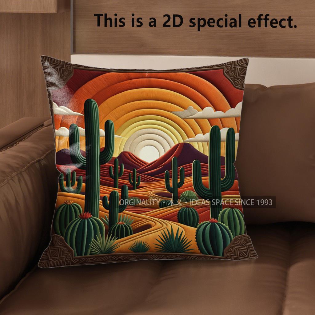 2D Boho Desert Sunset Throw Pillow Covers Pattern Cushion Cover Suitable For Sofa Bedroom Car Pillow Cover 40x40cm
2D Boho Desert Sunset Throw Pillow Covers Pattern Cushion Cover Suitable For Sofa Bedroom Car Pillow Cover 40x40cm