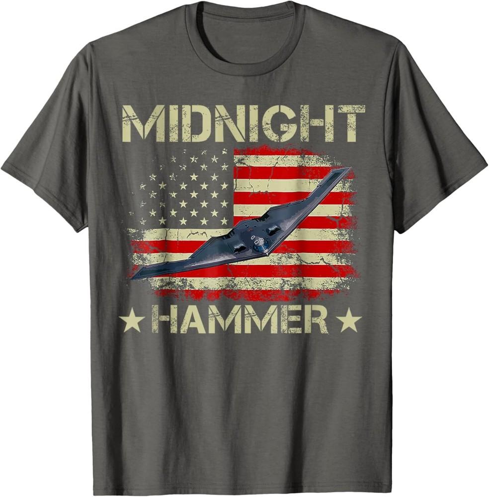Retro Midnight Hammer B-2 Stealth Jet Operation USA Flag Tee Unisex T-Shirt L
Retro Midnight Hammer B-2 Stealth Jet Operation USA Flag Tee Unisex T-Shirt L