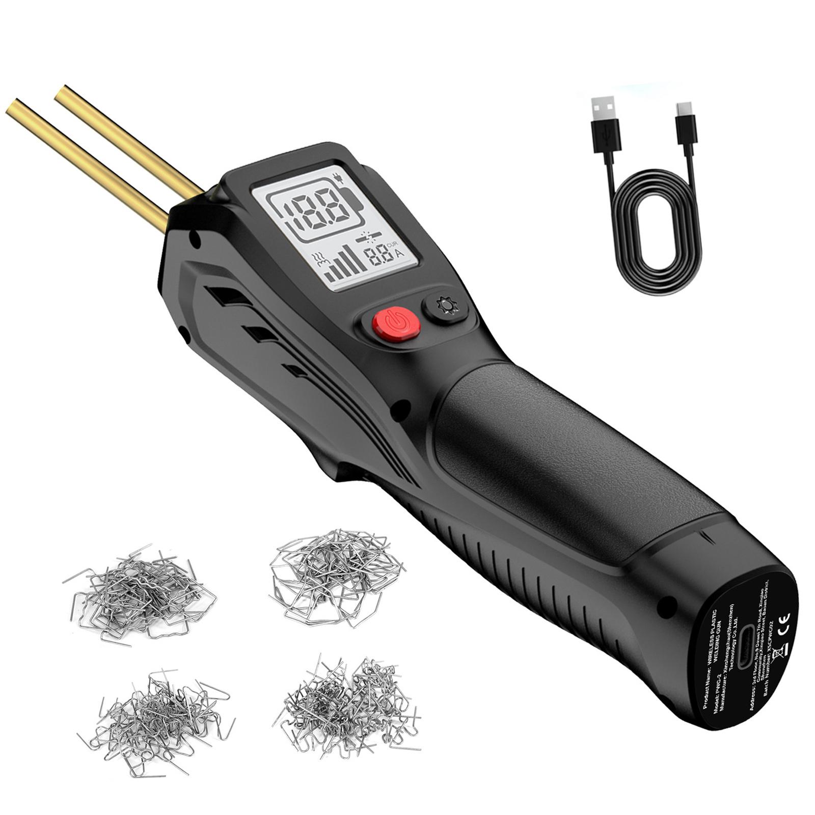 500W Upgraded Plastic Welder 2 in 1 Plastic Welding Kit Plastic Repair Welder with 200Pcs Hot Stapler Soldering Guns чорний
500W Upgraded Plastic Welder 2 in 1 Plastic Welding Kit Plastic Repair Welder with 200Pcs Hot Stapler Soldering Guns чорний