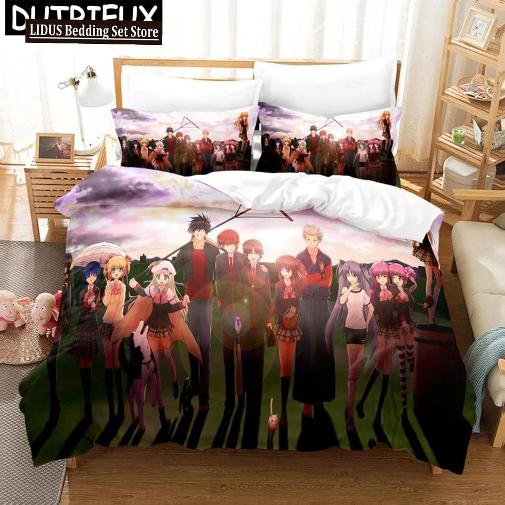 Comforter Japanese Anime Little Busters Bedding Set Boys Teens Queen King Full Twin Single Size Cartoon Comforter (quilt)-EU Single(135*200cm)3pcs
Comforter Japanese Anime Little Busters Bedding Set Boys Teens Queen King Full Twin Single Size Cartoon Comforter (quilt)-EU Single(135*200cm)3pcs