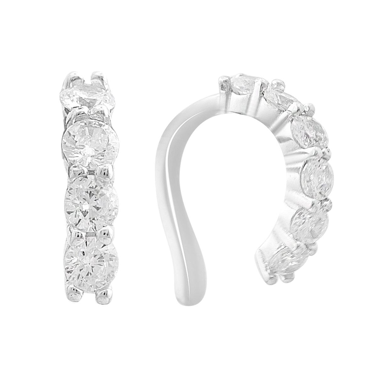 Silver earrings with cubic zirkonia (2208051) білий
Silver earrings with cubic zirkonia (2208051) білий
