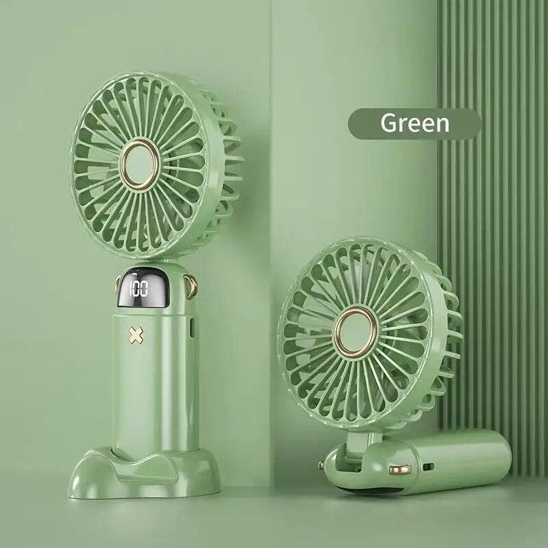 Mini Handheld Small Fan Portable Portable Silent Office Desk Student On Dormitory Charging Outdoor Hand Holding Fan Small2026new зелёный
Mini Handheld Small Fan Portable Portable Silent Office Desk Student On Dormitory Charging Outdoor Hand Holding Fan Small2026new зелёный