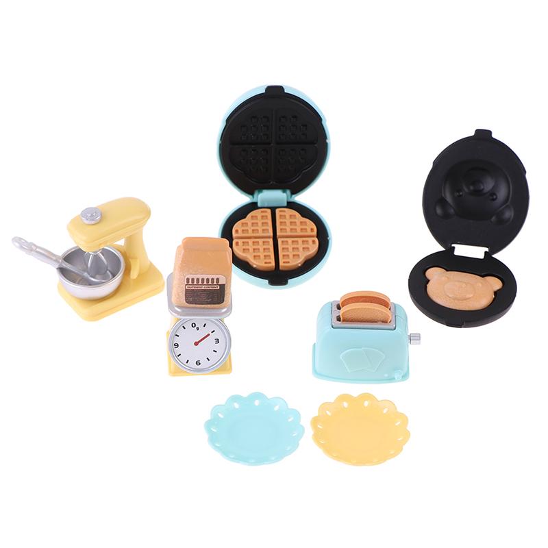 1/12 Dollhouse Miniature Diy Kitchen Set Bread Machine Blender Electronic Scales One Size
1/12 Dollhouse Miniature Diy Kitchen Set Bread Machine Blender Electronic Scales One Size