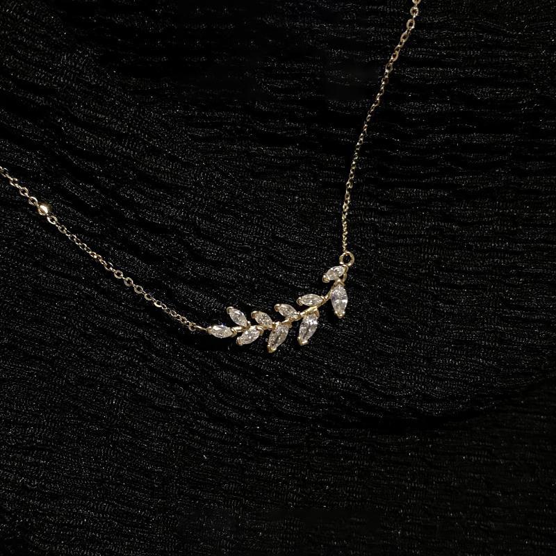S925 Sterling Silver Wheat Ear Choker Necklace: Elegant, High-End Design for Women 925 Silver
S925 Sterling Silver Wheat Ear Choker Necklace: Elegant, High-End Design for Women 925 Silver