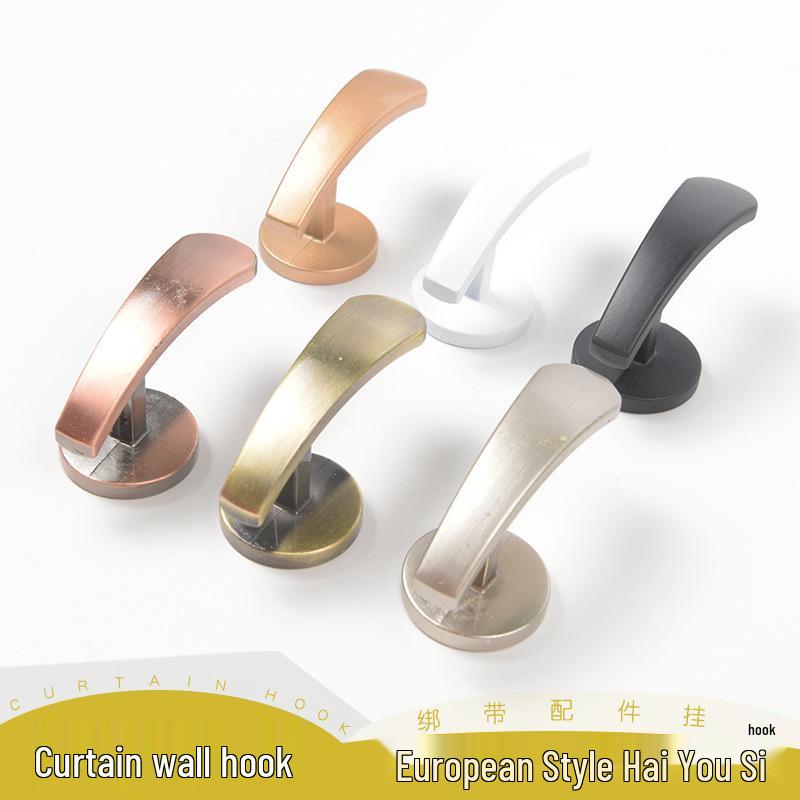 Metal Curtain & Hat Hooks, Tie-back Window Accessories Black
Metal Curtain & Hat Hooks, Tie-back Window Accessories Black