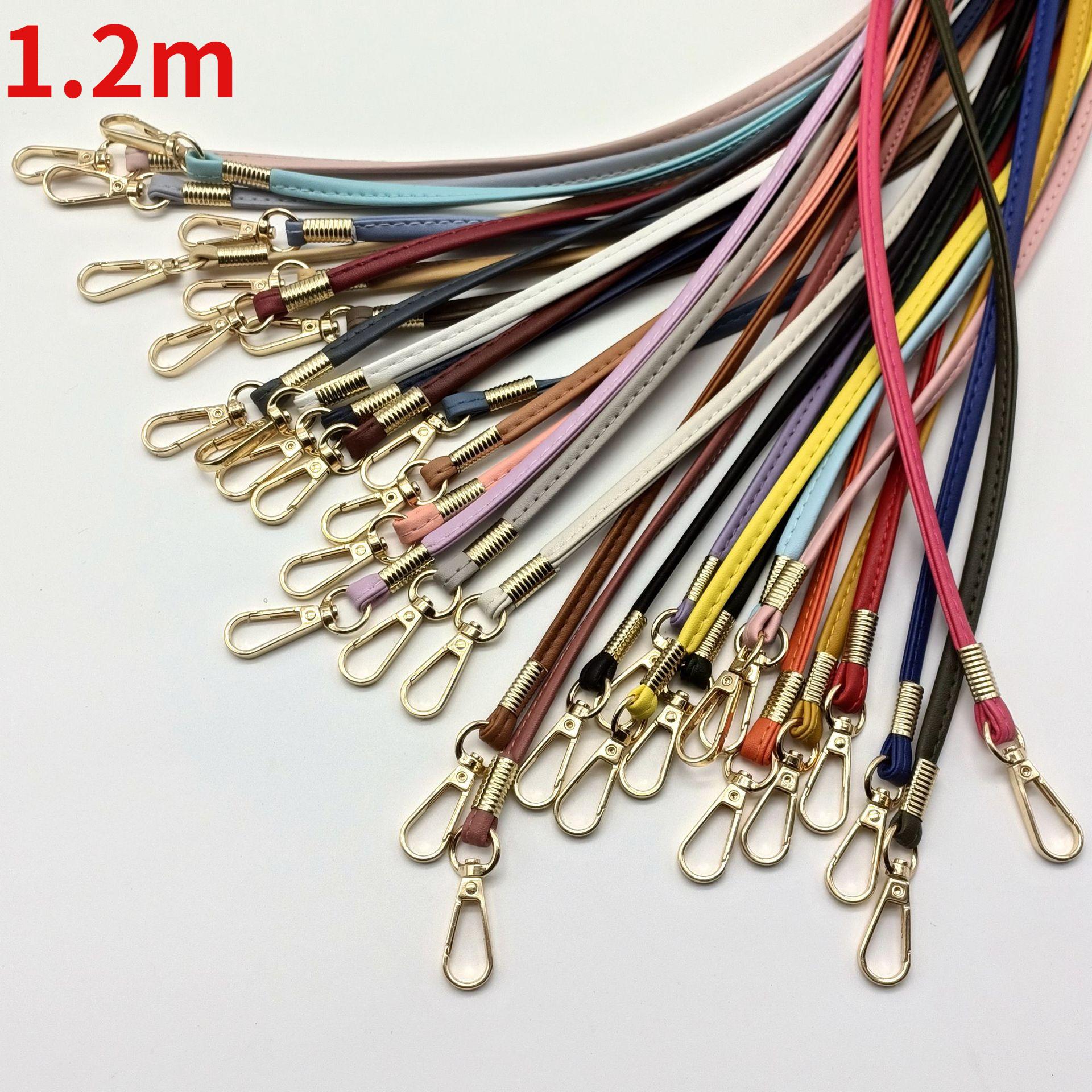 1.2m PU Leather Bag Strap Messenger Leather Shoulder Strap Lanyard Luggage Accessories Multicolor Replacement Strap Wholesale
1.2m PU Leather Bag Strap Messenger Leather Shoulder Strap Lanyard Luggage Accessories Multicolor Replacement Strap Wholesale