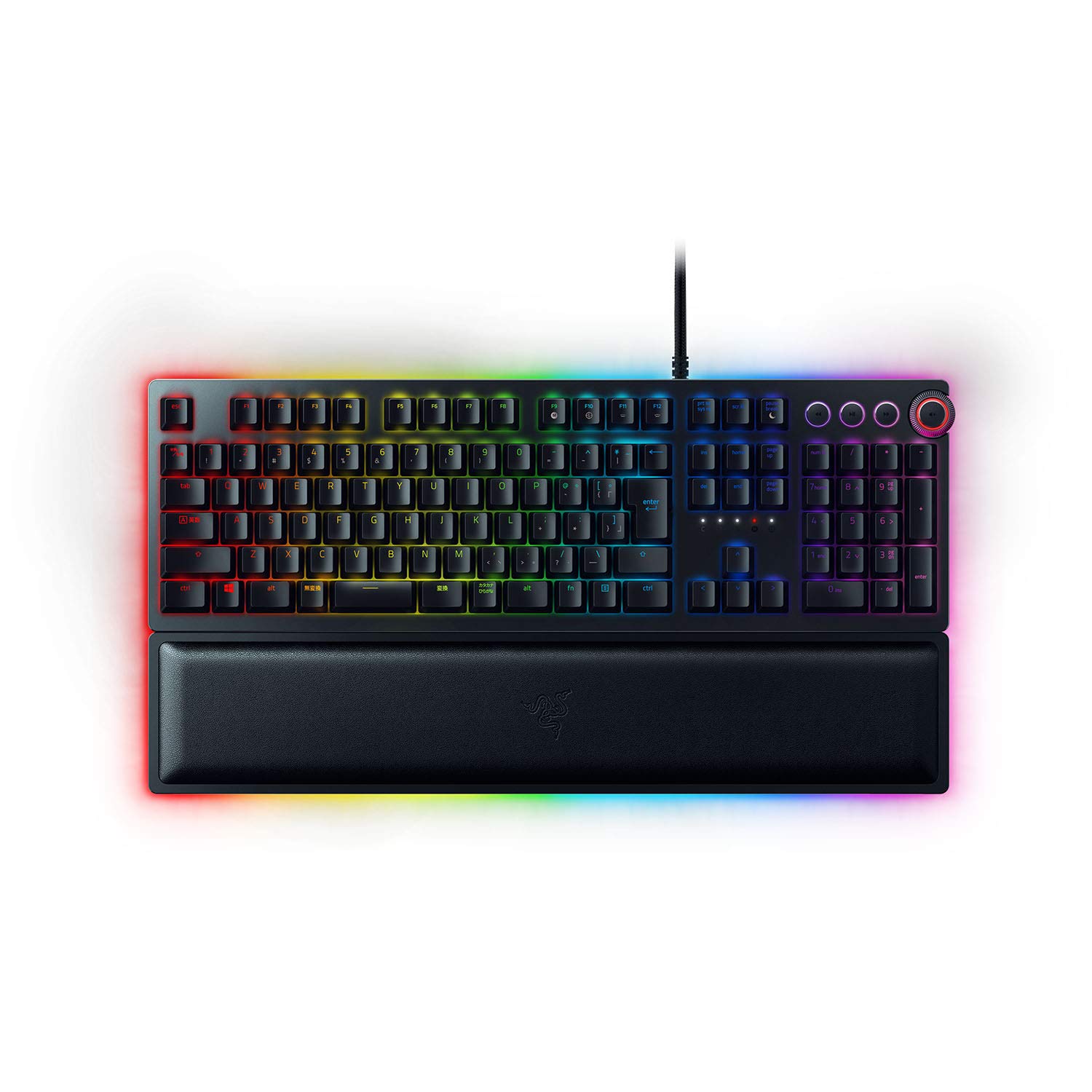 Ігрова клавіатура Razer Huntsman Elite JP, японська розкладка, оптичний механічний перемикач, шкірозамінник, підставка для зап’ястя, уповноважена Японією [Гарантовано
Ігрова клавіатура Razer Huntsman Elite JP, японська розкладка, оптичний механічний перемикач, шкірозамінник, підставка для зап’ястя, уповноважена Японією [Гарантовано