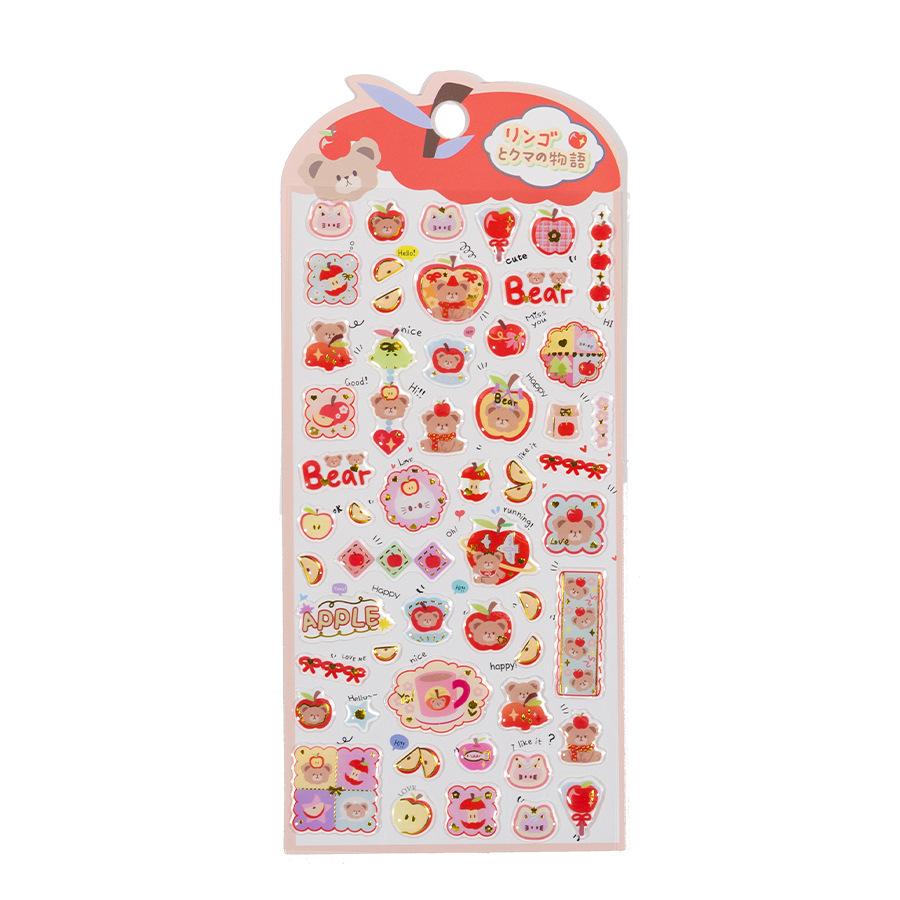3D Crystal Apple Stickers Retro Cartoon Apple Bear Cat Vinyl Decals Cute Laptop Phone Case Decor Gift for Kids Scrapbooking
3D Crystal Apple Stickers Retro Cartoon Apple Bear Cat Vinyl Decals Cute Laptop Phone Case Decor Gift for Kids Scrapbooking