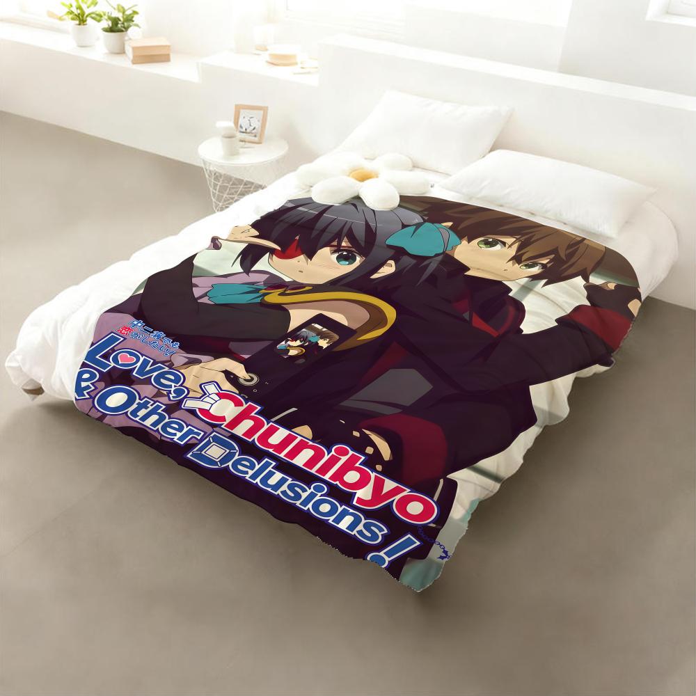 Anime Love Chunibyo & Other Delusions Throw Flannel Throw Blanket: Soft Kid-Friendly Warm Anti-Static All Season Washable Couch 75x90cm
Anime Love Chunibyo & Other Delusions Throw Flannel Throw Blanket: Soft Kid-Friendly Warm Anti-Static All Season Washable Couch 75x90cm