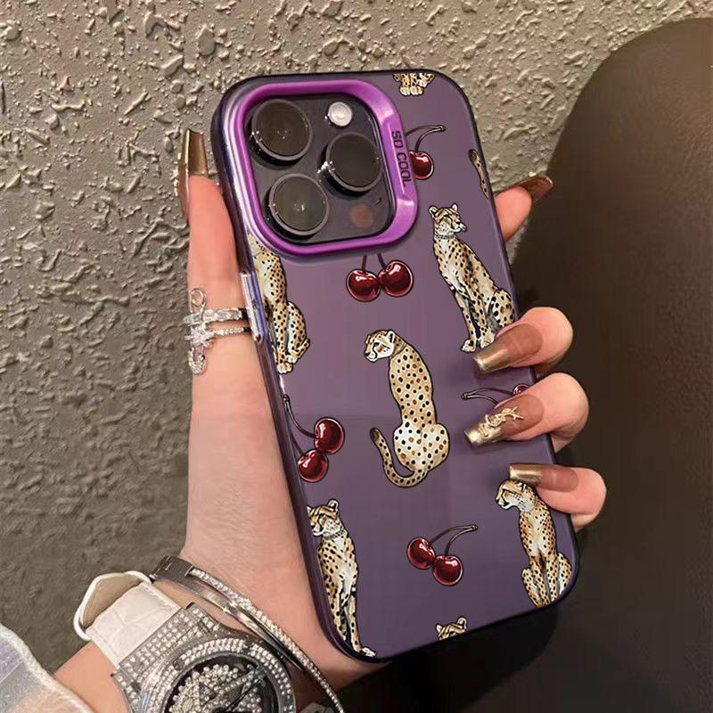 Cheetah and Cherry Print Phone Case for iPhone 17 16 15 14 13 12 11 16E Series Pro Max Plus Double Layer Protection iphone 12 Pro
Cheetah and Cherry Print Phone Case for iPhone 17 16 15 14 13 12 11 16E Series Pro Max Plus Double Layer Protection iphone 12 Pro