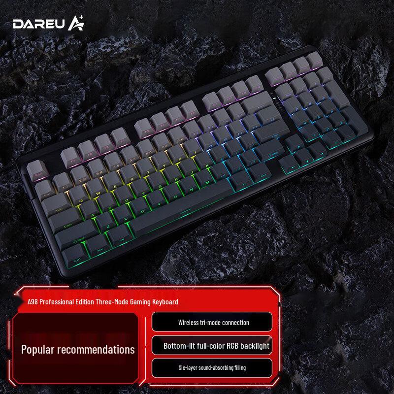 Dareu A98 Pro Black Myth Wukong Tri-mode Gasket Mechanical Keyboard
Dareu A98 Pro Black Myth Wukong Tri-mode Gasket Mechanical Keyboard