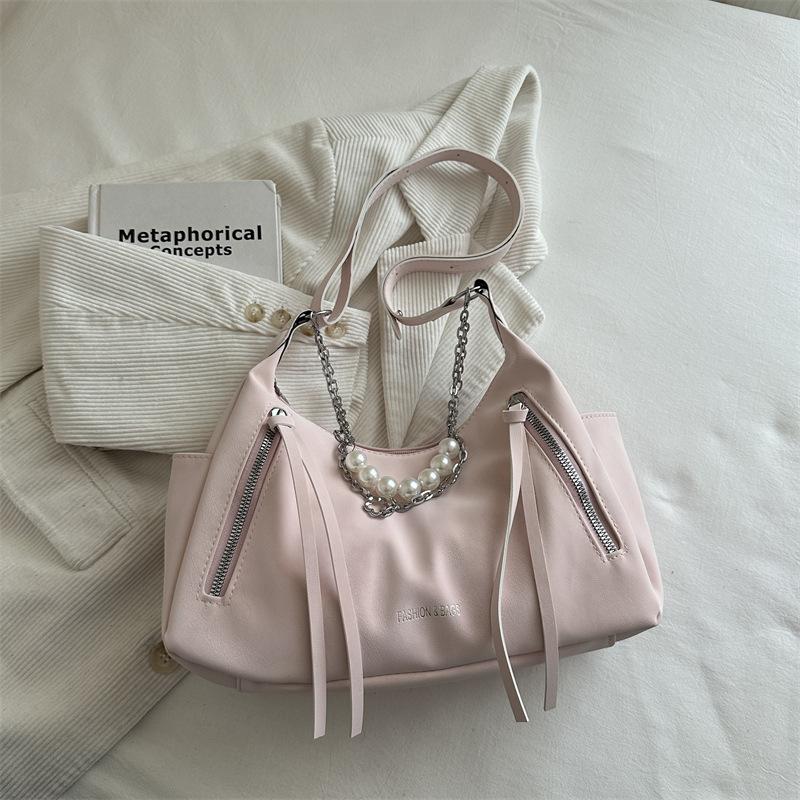 Fashionable and Sophisticated Business Shoulder Bag with Underarm Strap and Large Capacity Crossbody Bag With pendant рожевий
Fashionable and Sophisticated Business Shoulder Bag with Underarm Strap and Large Capacity Crossbody Bag With pendant рожевий