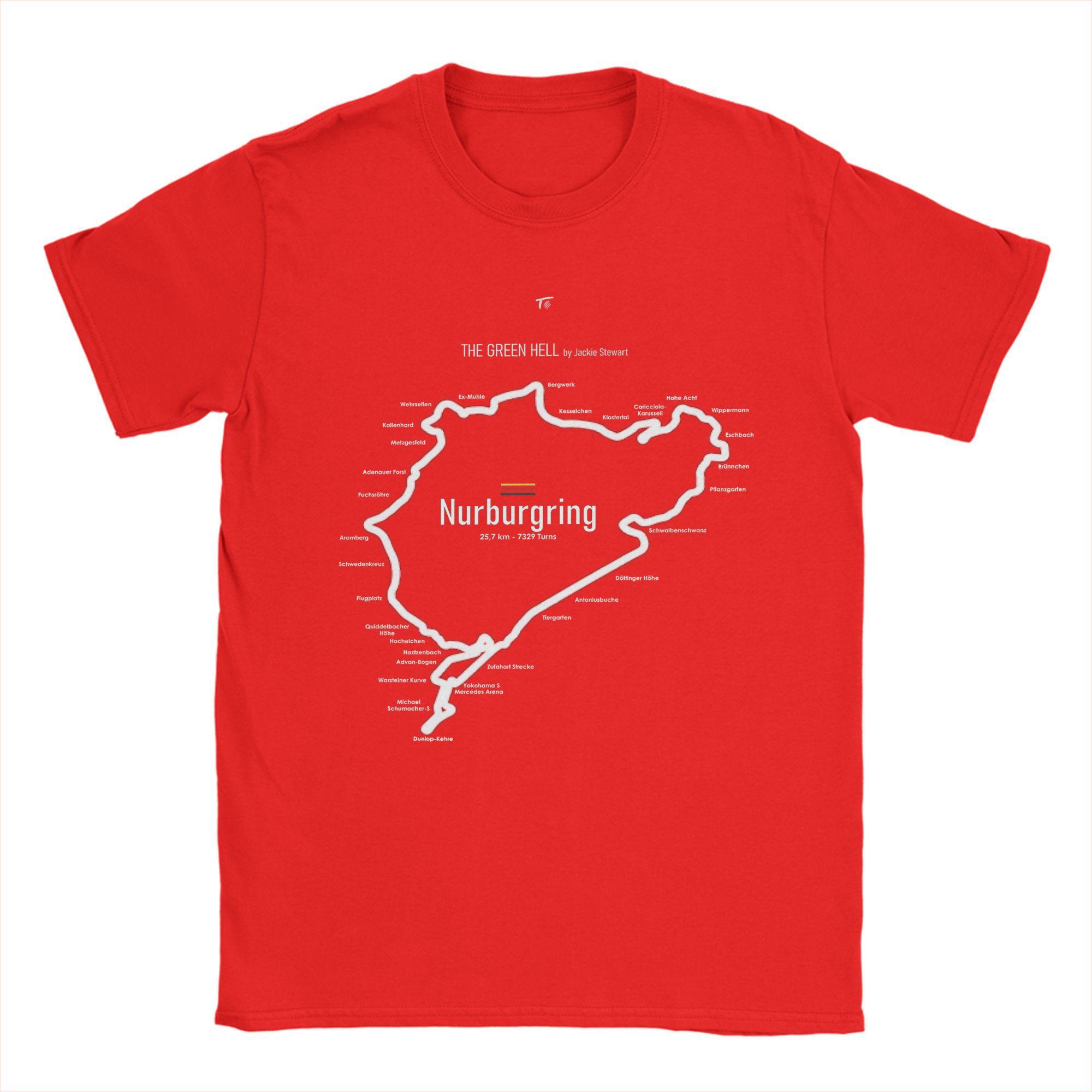 The Nurburgring Nordschleife T-Shirt Summer Hip Hop T-Shirts Men s Cotton O-Neck Clothes Short Sleeve Streetwear Tshirt XL
The Nurburgring Nordschleife T-Shirt Summer Hip Hop T-Shirts Men s Cotton O-Neck Clothes Short Sleeve Streetwear Tshirt XL