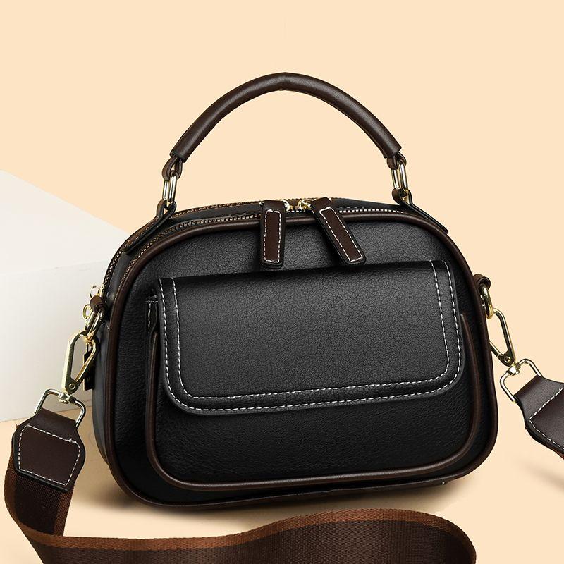 Genuine Leather All-Matching Bag 2025 Spring/Summer New Arrival Fancy Women s Bag Shoulder Crossbody Temperament Leisure Accessible Luxury Vintage Bag Black
Genuine Leather All-Matching Bag 2025 Spring/Summer New Arrival Fancy Women s Bag Shoulder Crossbody Temperament Leisure Accessible Luxury Vintage Bag Black