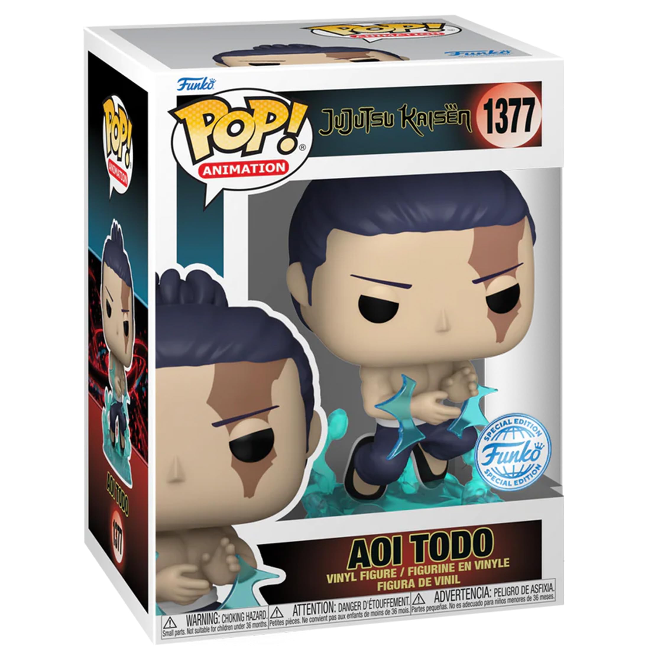 Funko Pop! Анимация: Jujutsu Kaisen - Aoi Todo Special Edition Multicolor Limited Vinyl Figure #1377 - Только для обычных
Funko Pop! Анимация: Jujutsu Kaisen - Aoi Todo Special Edition Multicolor Limited Vinyl Figure #1377 - Только для обычных