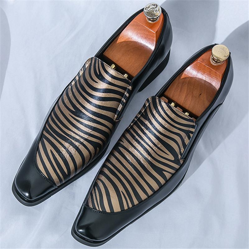 Новые мужские лоферы с острым носком, в стиле панк, с полосатым узором, для свадьбы, выпускного вечера, жениха, возвращения домой. Zapatos Hombre 38
Новые мужские лоферы с острым носком, в стиле панк, с полосатым узором, для свадьбы, выпускного вечера, жениха, возвращения домой. Zapatos Hombre 38