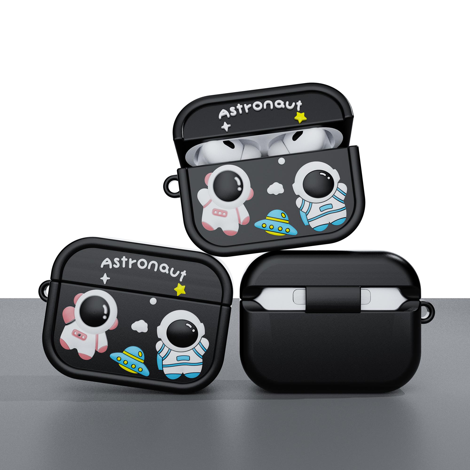 For AirPods Pro 2 Case Cute Astronaut Design Silicone Earphone Cover with Carabiner Blue
For AirPods Pro 2 Case Cute Astronaut Design Silicone Earphone Cover with Carabiner Blue