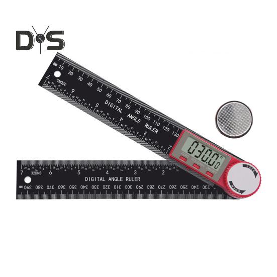 Угловая линейка, измерительный инструмент, цифровой дисплей, легко читаемый, высокая точность, многоцелевой прецизионный измерительный инструмент для измерения угла