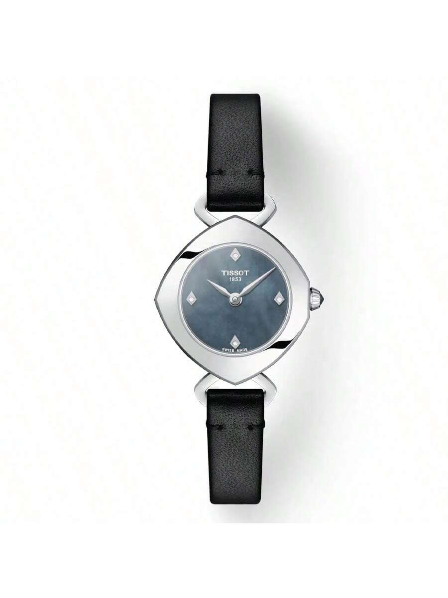 Femini elegant crystal ladies quartz watch, stylish black leather strap, imitation pearl mother-of-pearl dial, suitable daily T113.109.16.126.00 чорний
Femini elegant crystal ladies quartz watch, stylish black leather strap, imitation pearl mother-of-pearl dial, suitable daily T113.109.16.126.00 чорний