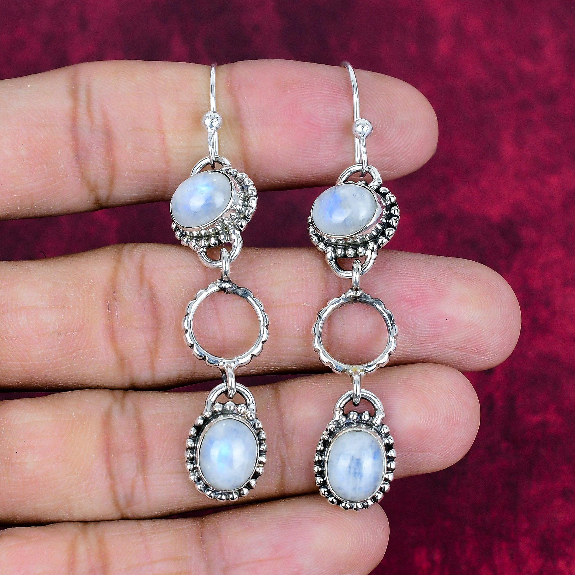 Серьги из цельного серебра 925 пробы с лунным камнем, серьги ручной работы с драгоценными камнями, подарки для жены, абсолютно новые серьги 2.76 Inches белый
Серьги из цельного серебра 925 пробы с лунным камнем, серьги ручной работы с драгоценными камнями, подарки для жены, абсолютно новые серьги 2.76 Inches белый