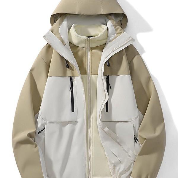 Unisex 3-in-1 Windproof Waterproof Jacket Set: Ideal for Spring, Autumn, Winter, and Mountaineering XS
Unisex 3-in-1 Windproof Waterproof Jacket Set: Ideal for Spring, Autumn, Winter, and Mountaineering XS
