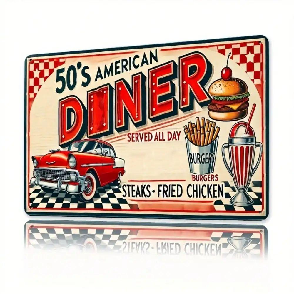 Retro Metal Wall Art Tin Sign Home Decor Living Room 20x30cm
Retro Metal Wall Art Tin Sign Home Decor Living Room 20x30cm