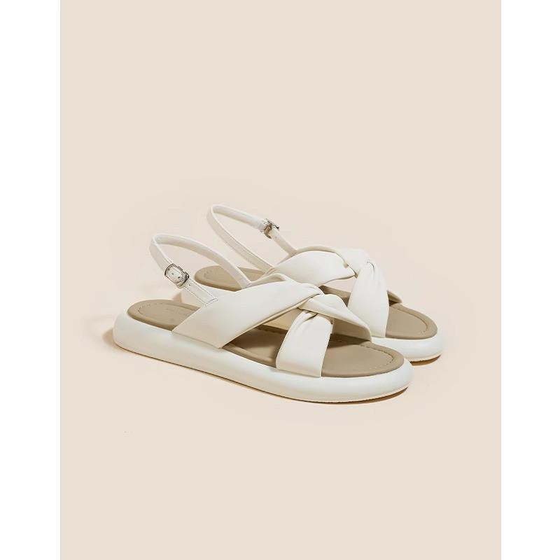 Flat-bottomed soft-soled 2025 summer new fairy-style sandals female cross-toed sandals casual beach slippers female 40
Flat-bottomed soft-soled 2025 summer new fairy-style sandals female cross-toed sandals casual beach slippers female 40