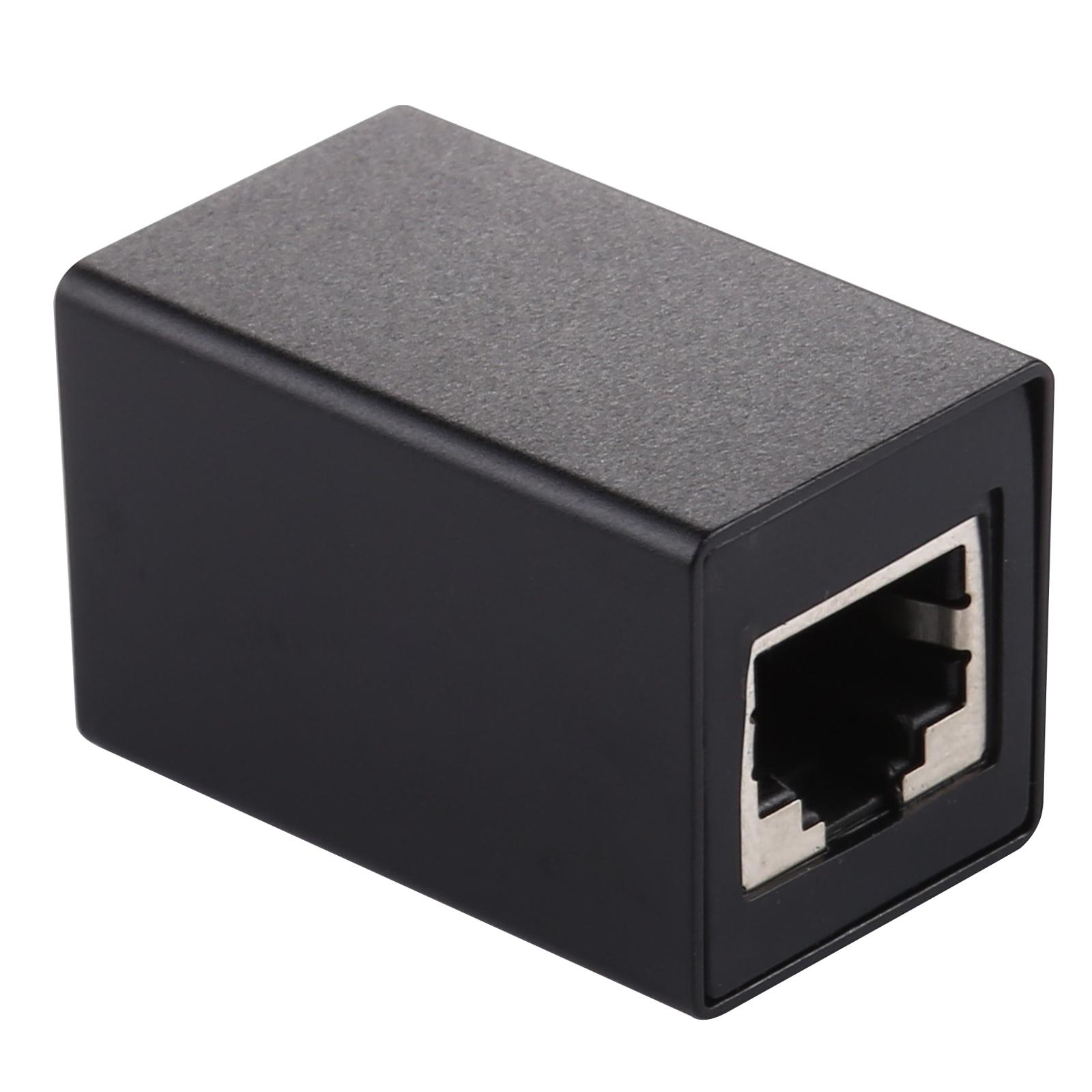 RJ45 Female to Female Connector Inline LAN Plug Ethernet Cable Extender Adapter Black As Shown A
RJ45 Female to Female Connector Inline LAN Plug Ethernet Cable Extender Adapter Black As Shown A