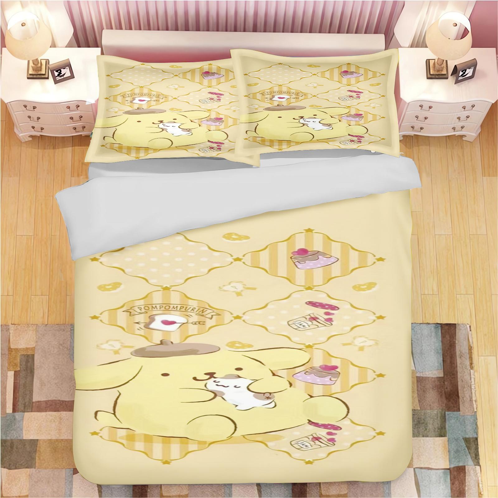 Pompompurin Dog Quilt Cover Children Cartoon Duvet Animation Printed Comforter Polyester Bedding Twin Size Gift 135x200cm
Pompompurin Dog Quilt Cover Children Cartoon Duvet Animation Printed Comforter Polyester Bedding Twin Size Gift 135x200cm