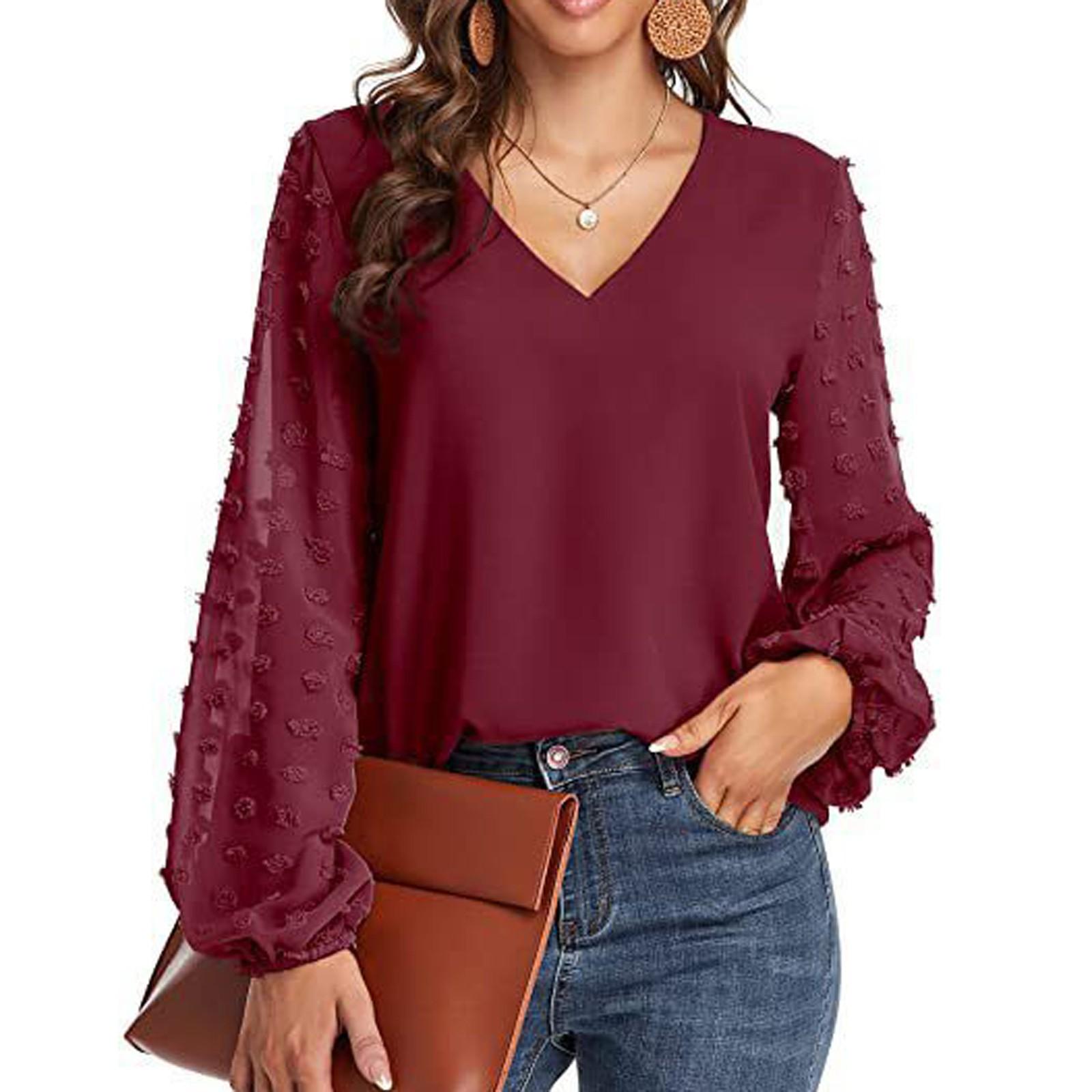 Women s Casual And Fashionable Solid Color V-Neck Spliced Wool Ball Long Sleeved Top L винный
Women s Casual And Fashionable Solid Color V-Neck Spliced Wool Ball Long Sleeved Top L винный