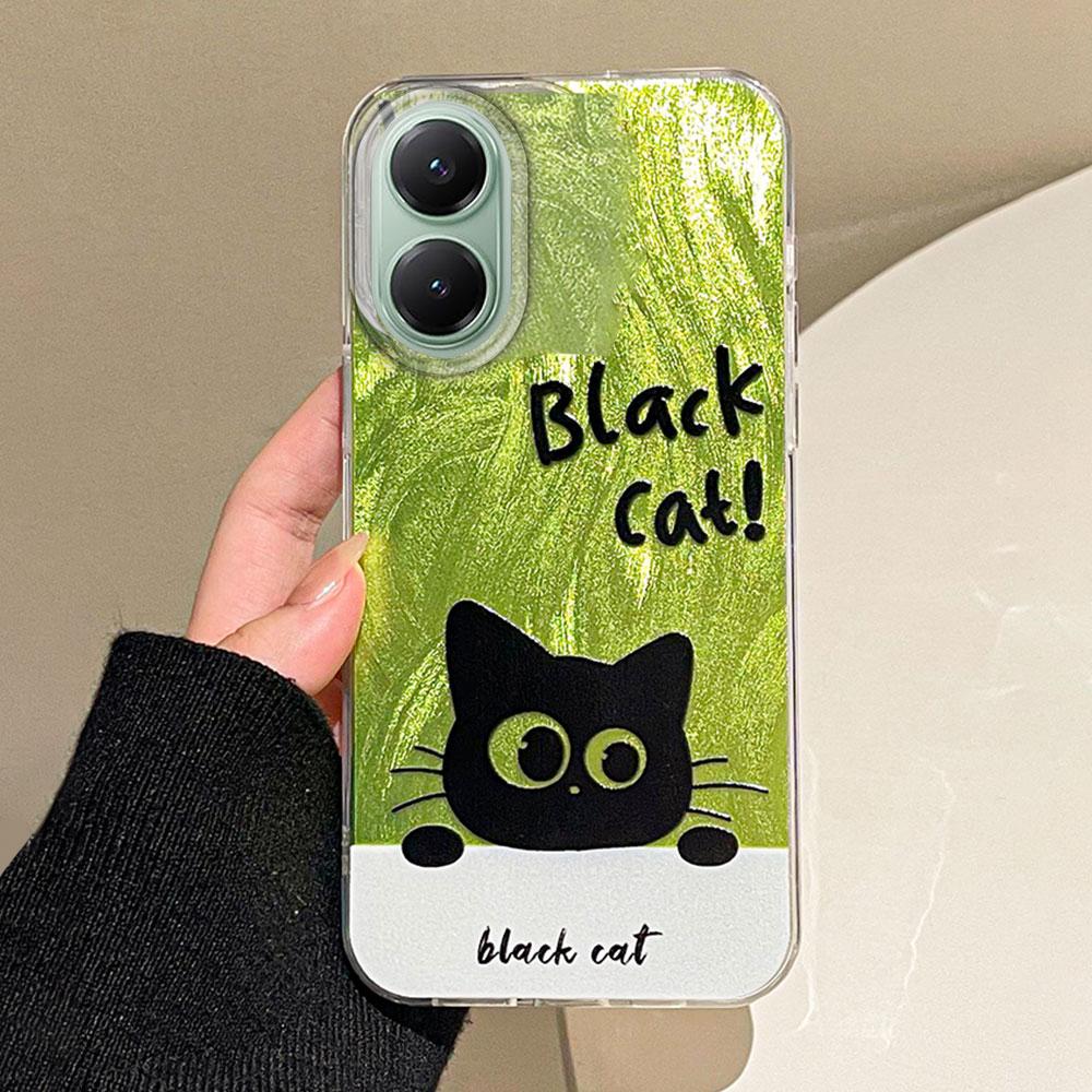Green Cartoon Black Cat Camlet Texture Phone Case for Xiaomi Poco X5 X7 M6 Pro X6 X3 NFC C75 C71 C65 C61 Silicone Back TPU Cover poco X5 5G білий
Green Cartoon Black Cat Camlet Texture Phone Case for Xiaomi Poco X5 X7 M6 Pro X6 X3 NFC C75 C71 C65 C61 Silicone Back TPU Cover poco X5 5G білий