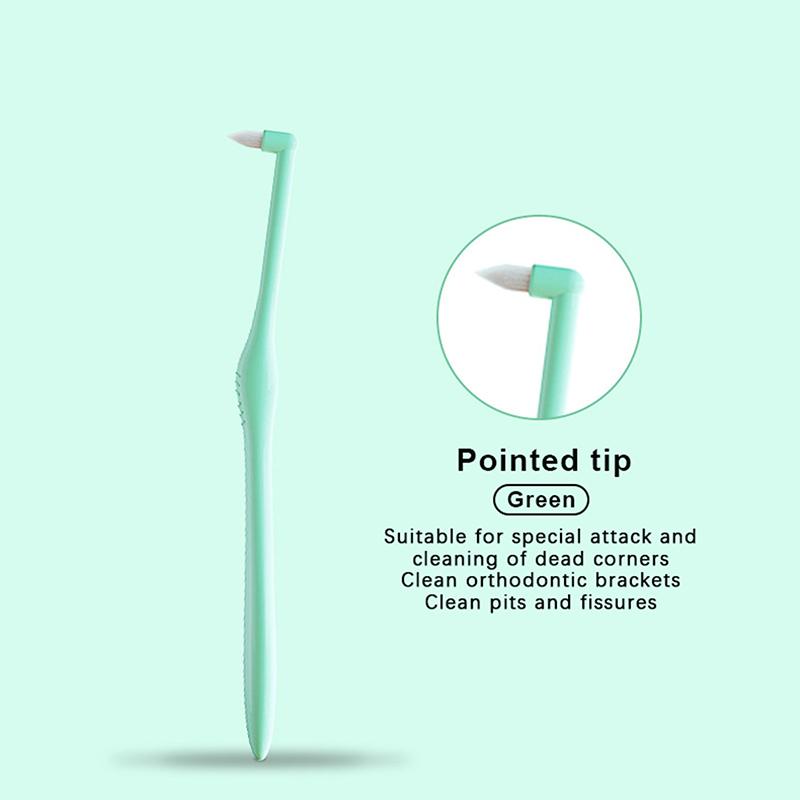 Маленькая заостренная ортодонтическая зубная щетка Мягкая чистка зубов Зубная щетка Инструмент для ухода за полостью рта Маленькая головка для чистки между зубами зелёный
Маленькая заостренная ортодонтическая зубная щетка Мягкая чистка зубов Зубная щетка Инструмент для ухода за полостью рта Маленькая головка для чистки между зубами зелёный