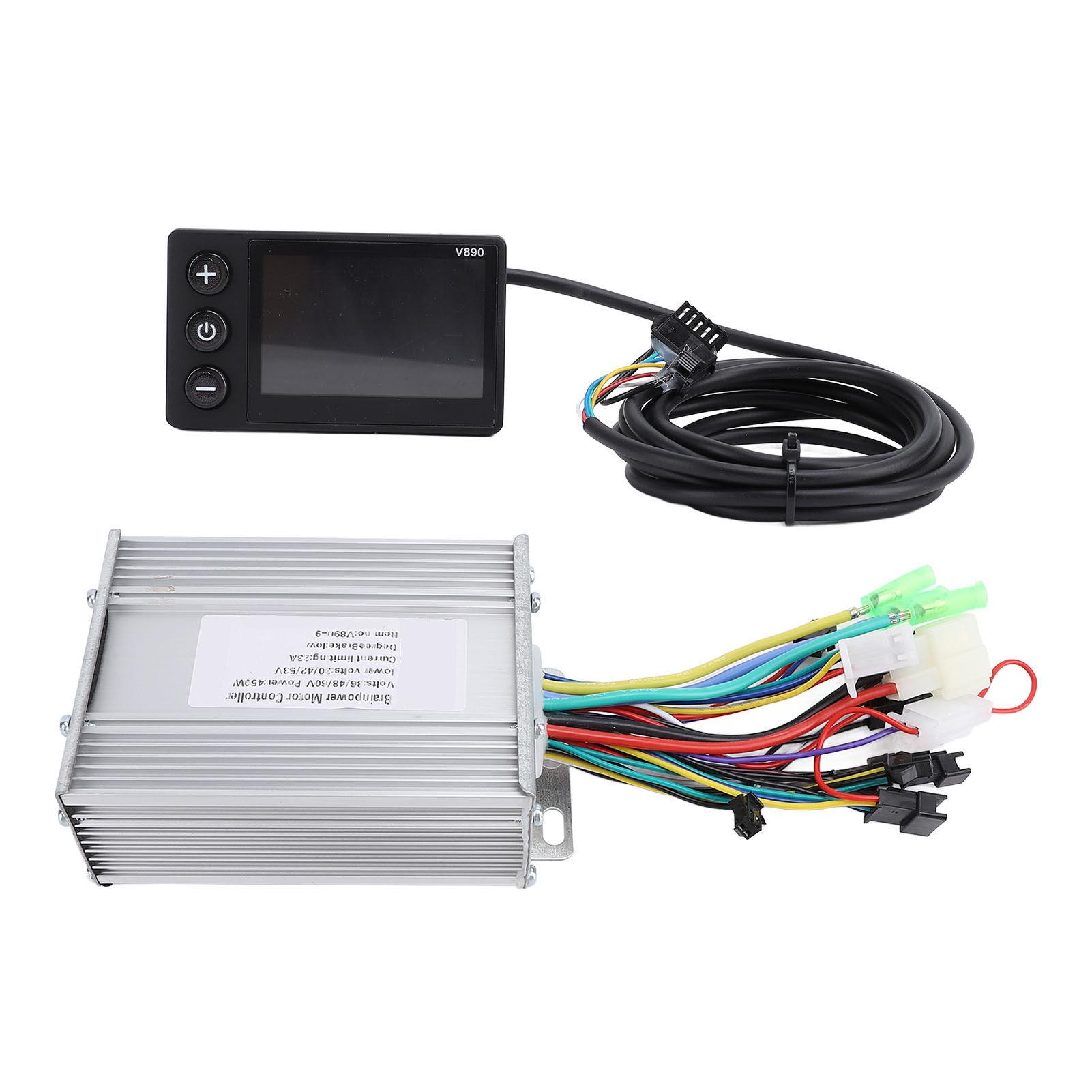 36V 48V 60V 450W 23A Bike Brushless Motor Controller with V890 LCD Display Panel Electric Bike Conversion Kit
36V 48V 60V 450W 23A Bike Brushless Motor Controller with V890 LCD Display Panel Electric Bike Conversion Kit