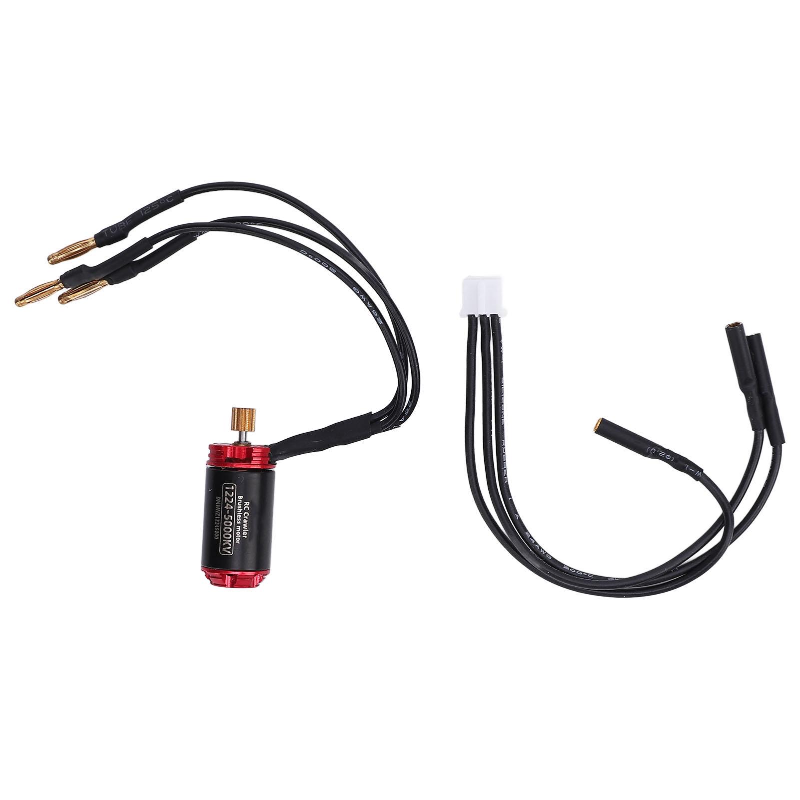 1224 Brushless Motor 2S 5000KV Low Linear RC Motor with 0.2mm Banana Plug to PH3.0 Male Adapter
1224 Brushless Motor 2S 5000KV Low Linear RC Motor with 0.2mm Banana Plug to PH3.0 Male Adapter