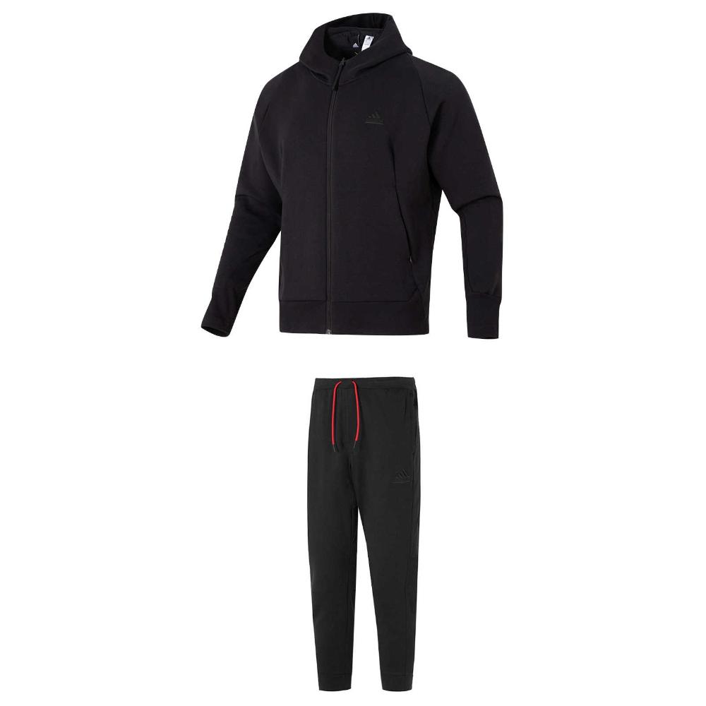 Adidas Дышащая трикотажная куртка с капюшоном на молнии, средняя талия, зауженные прочные длинные брюки, повседневный спортивный костюм, мужской костюм черного цвета IN5089+IT3985 M
Adidas Дышащая трикотажная куртка с капюшоном на молнии, средняя талия, зауженные прочные длинные брюки, повседневный спортивный костюм, мужской костюм черного цвета IN5089+IT3985 M