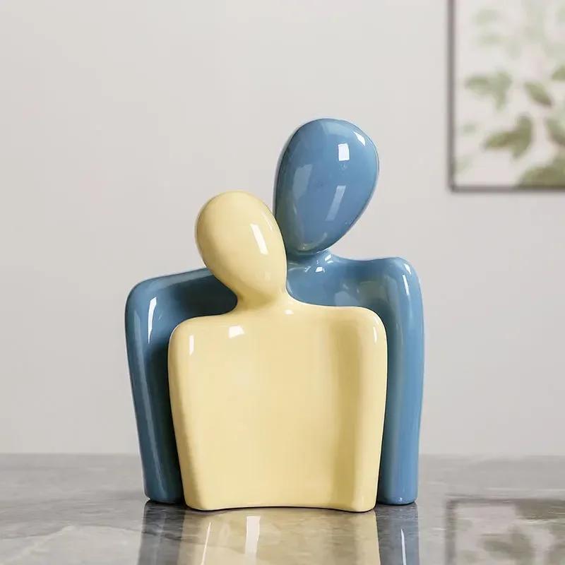 Home Decor Sculpture Ceramic Figure Statue Ornament Abstract Art Hugging Couple Statue Happy Family Modern Home Decor Crafts
Home Decor Sculpture Ceramic Figure Statue Ornament Abstract Art Hugging Couple Statue Happy Family Modern Home Decor Crafts