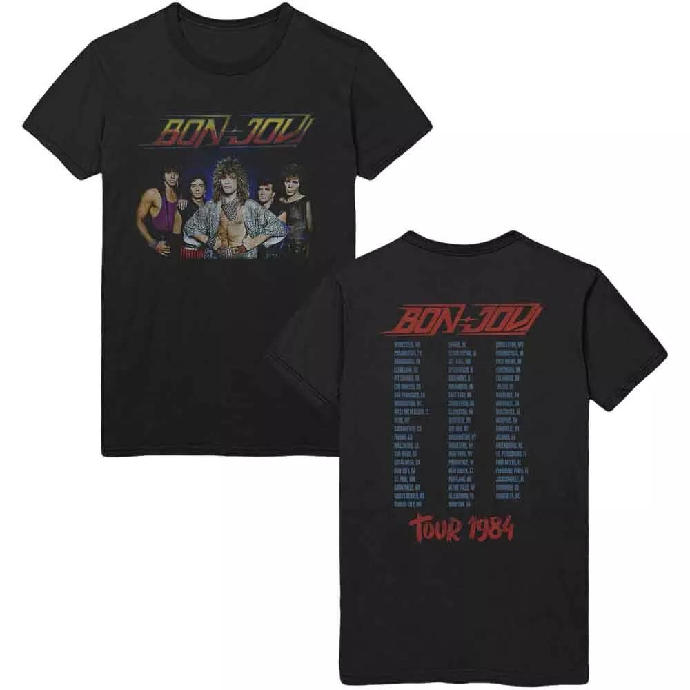 Черная футболка Bon Jovi Tour 84 - НОВАЯ M
Черная футболка Bon Jovi Tour 84 - НОВАЯ M