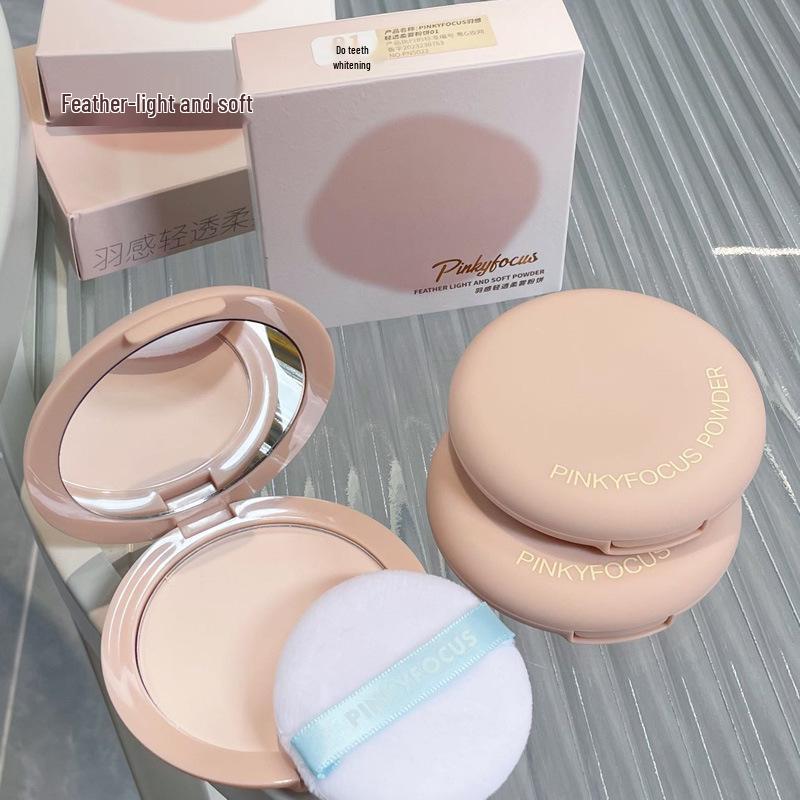 PINKYFOCUS Featherlight Matte Powder Foundation - Long-lasting Oil Control & Brightening, Non-caking for Women (PN5022). 12g
PINKYFOCUS Featherlight Matte Powder Foundation - Long-lasting Oil Control & Brightening, Non-caking for Women (PN5022). 12g
