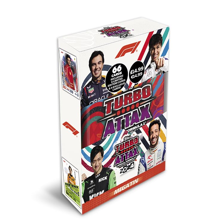 Topps Formula 1 2024 Turbo Attax Mega Tin Case Revved Up Turbo Attack Mega Tin Case Revved Up - -
Topps Formula 1 2024 Turbo Attax Mega Tin Case Revved Up Turbo Attack Mega Tin Case Revved Up - -