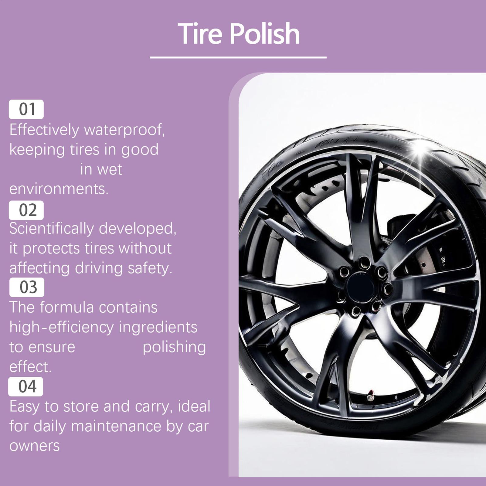 Tire Polish Powerful 100G Protective Wax With Sponge Car Wheel Cleaner Cream For Driveway Factory Yard Workshop Repair Garage CN
Tire Polish Powerful 100G Protective Wax With Sponge Car Wheel Cleaner Cream For Driveway Factory Yard Workshop Repair Garage CN