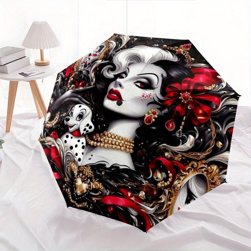 Disney Gothic , Art Deco , Dalmatian Manual Opening and Closing Umbrella, 8-Rib Reinforced Folding Design, Lightweight
Disney Gothic , Art Deco , Dalmatian Manual Opening and Closing Umbrella, 8-Rib Reinforced Folding Design, Lightweight