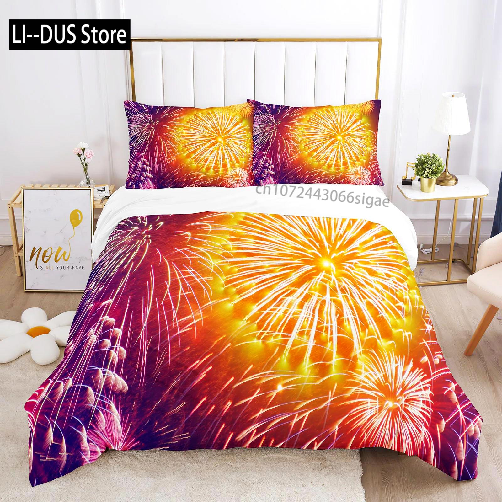 Comforter Colourful Fires Bedding Set Washed Cotton Firework Queen Size Celebrate Merry Christmas Theme Soft Comforter Comforter (quilt)-EU Single(135*200cm)3pcs
Comforter Colourful Fires Bedding Set Washed Cotton Firework Queen Size Celebrate Merry Christmas Theme Soft Comforter Comforter (quilt)-EU Single(135*200cm)3pcs