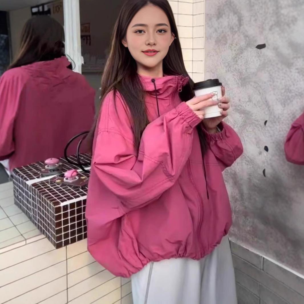 Retro Korean Style Stand Collar Zip-Up Cardigan Jacket – Women s Casual Loose Fit, Solid Color Long Sleeve, Spring Fashion Extra Large
Retro Korean Style Stand Collar Zip-Up Cardigan Jacket – Women s Casual Loose Fit, Solid Color Long Sleeve, Spring Fashion Extra Large